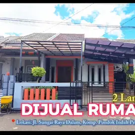 RUMAH SANGAT TERAWAT 2 LANTAI SUNGAI RAYA DALAM PONTIANAK KOTA