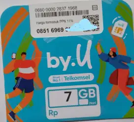 Telkomsel by u 7gb