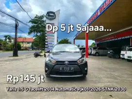 Dp5jt Yaris G 2015 AT Pjk01-2026 STNK2030