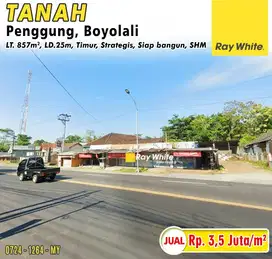 Tanah Dijual Penggung Boyolali, Cocok Untuk Tempat Usaha