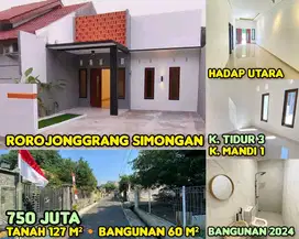 DIJUAL MURAH TURUN HARGA RUMAH BARU SIMONGAN