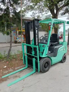 Forklift Mitsubishi 1,5 Ton,Manual,Tiang 3 Meter,Mesin S4S,Tahun 2018