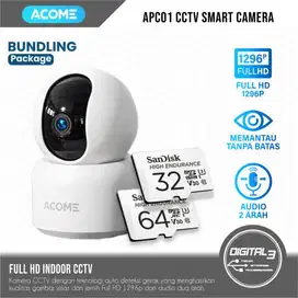 ACOME APC01 Smart Camera CCTV 360° PTZ WiFi IP Indoor Kamera Audio