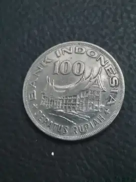 Coin 100 rupiah tahun 1978