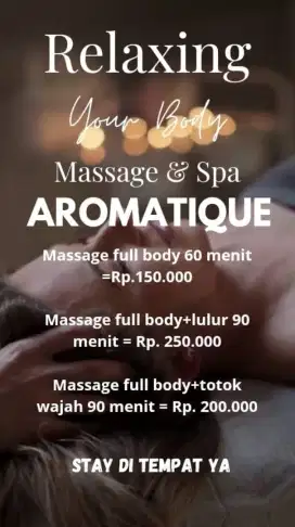 Spa AROMATIQUE therapist