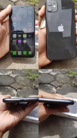 Iphone 11 64 black garansi ibox masih on