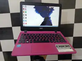 Acer e3 112 Pink Edition Celeron Ram 4gb Siap Pakai