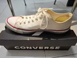 Original Converse All Star OX Optical White Ukuran 43 Bekas