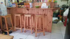 Stand minuman & meja warkop