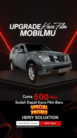 Promo Akhir Tahun Kaca Film Full di Heriy Soluxtion Car Audio