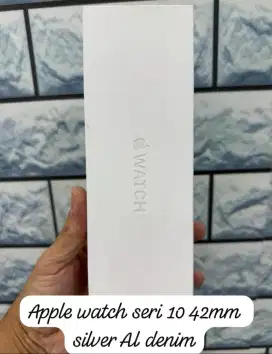 Apple Watch Series 10 42mm Silver Denim BNIB Timer 00 Garansi Inter