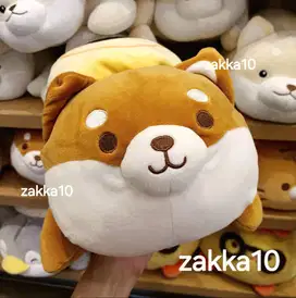 Boneka Lucub Shibainu Tamagoyaki Sushi Jepang Plush Toy / Boneka Hewan