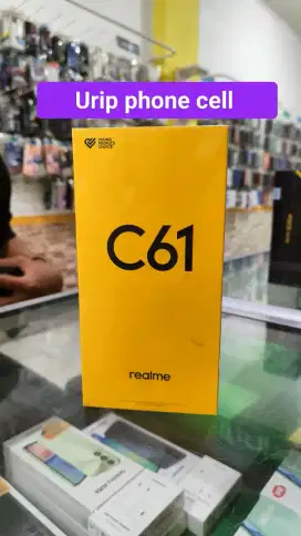 Realme C61 6/128 promo+bonus cash & credit garansi Resmi