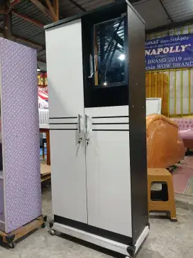 Lemari 2 Pintu Minimalis (free ongkir PDG area)