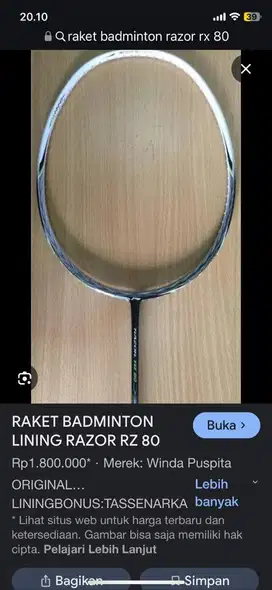 Raket Badminton