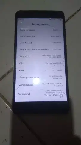 Redmi Note 4 Snapdragon 3/32 Minus TS