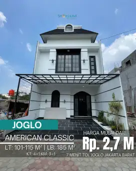 rumah 2,5 lantai di joglo, jakarta barat