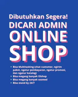 ADMIN ONLINE SHOP