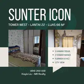 Apartemen Sunter Icon 3 BR Dekat JIS, Sunter Mall