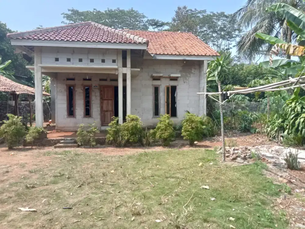 Di jual rumah baru siap huni kondisi 80 persen tinggal rapihin