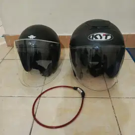 Jual Helm KYT Kyoto + Helm Soji Slim