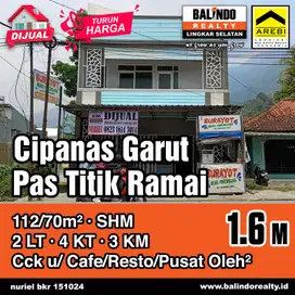 Cipanas - Garut Bandung, Strategis, Cck Sgala Macam Usaha, Titik Ramai