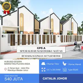 RUMAH LEBAR 7 x 20 BONUS KITCHEN SET & DOUBLE DINDING LOKASI EKA JAYA