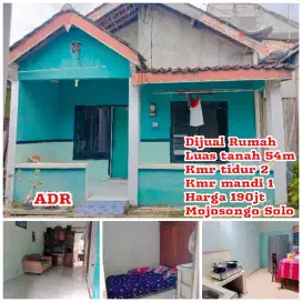 Dijual Rumah Mojosongo Solo