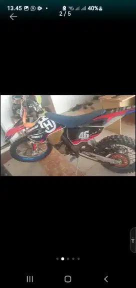 Dijual cpt mtr trail buolt up Husaberg 350 th.2014