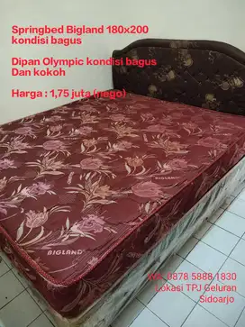 Jual springbed dan dipan bekas