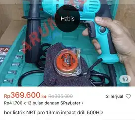 Dijual Bor Listrik NRT Pro 13 mm Impact Drill