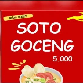 Jaga stand Soto Goceng