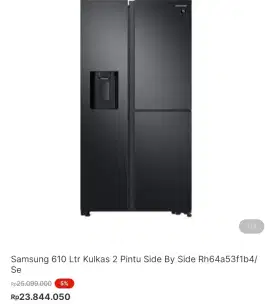 Samsung kulkas dua pintu