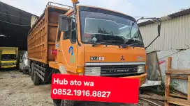 Mitsubishi fuso 6x4 HD tronton bak besi long sasis thn 2017