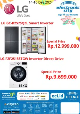 LG GC-B257SQZL Smart Inverter Compressor New Series