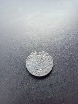 Coin Indonesia tahun 1951, 10 sen