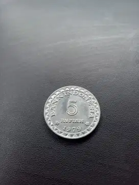 5 rupiah tahun 1979