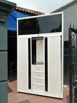 Lemari aluminium minimalis,JUMBO,kuat dan kokoh,FREE ONGKR smpai rumah