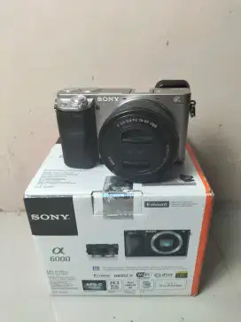 Sony A6000 Fullshet Box Mulus Lengkap Lancar jaya