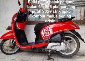 Honda Scoopy F1 2014 cw asli merah hitam B dki pusat pajak panjang