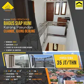 Sewa Rumah Bagus Siap Huni Baru Renovasi Karang Pasundan, Cijambe