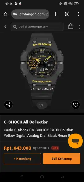 Dijual jam tangan G-Shock original