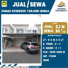 RUMAH ROSEWOOD TANJUNG BUNGA