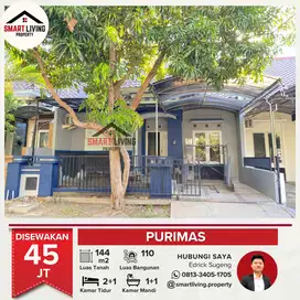 DISEWAKAN RUMAH SIAP HUNI FULL FURNISH PURIMAS RUNGKUT SURABAYA