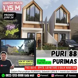 jual rumah surabaya, puri 88 purimas, rumah minimalis, perumahan