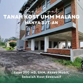 Tanah View Kota Malang Sebelah Kost Premium