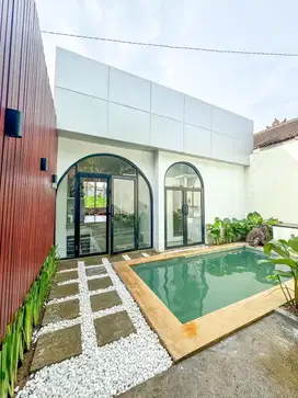 Jual Villa 2lt Furnished View Sawah Lokasi Padonan Canggu invest area