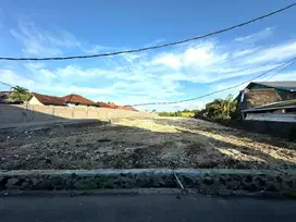 Terbatas, tanah kavling view sawah akses jalan 3,4 meter di Canggu