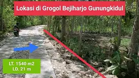 Jual Tanah murah di Grogol Bejiharjo Karangmojo Gunungkidul