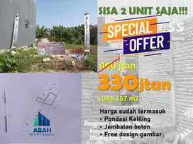 SISA 2 UNIT KAVLING DLM Kota Makassar hanya 5 menit dari Mall Pnkukang